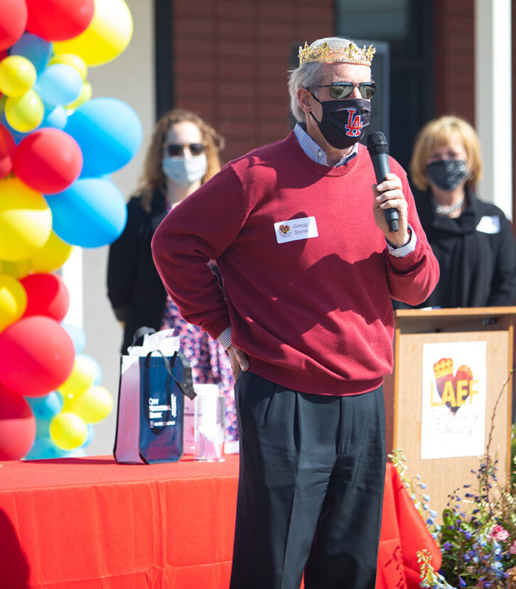 The 2021 King was former Los Alamitos High School Principal Dr. Gregg Stone.